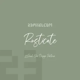 Rusticate