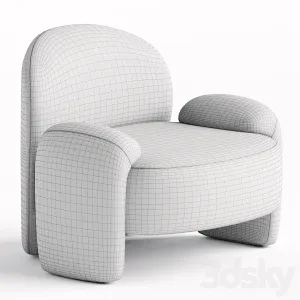 Paolo Castelli AMA Upholstered Cotton Armchair