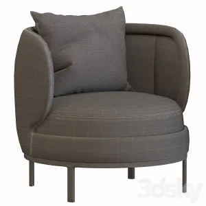 Wittmann Vuelta Swivel Lounge Armchair Designed