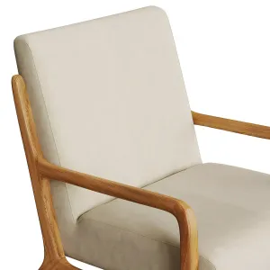Zara Home Ash Wood Linen Armchair