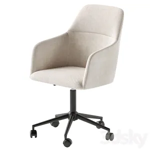 Asher Upholstered Swivel Desk Chair