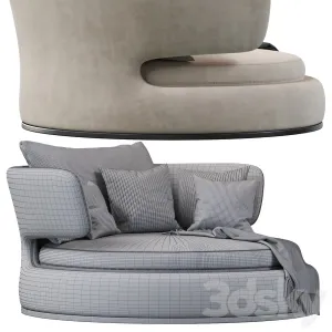 Amoenus Soft alto Swivel Sofa