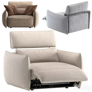 Armchair Stupore By Natuzzi Editions