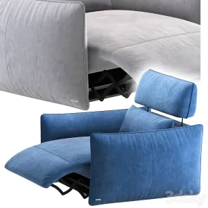 Armchair Stupore By Natuzzi Editions