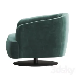DIGA Swivel Armchair By NICOLINE