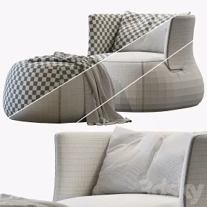 Fat Sofa Armchair by B b Italia
