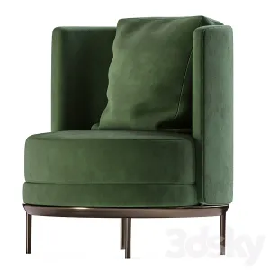 Green Armchair Redner