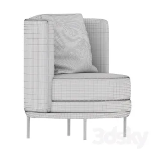 Green Armchair Redner