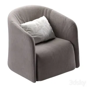 Logos Armchair By Natuzzi