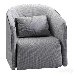 Logos Armchair By Natuzzi