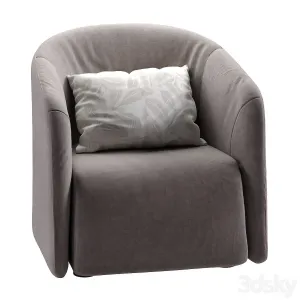 Logos Armchair By Natuzzi