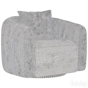 Swivel Armchair CB Fitz