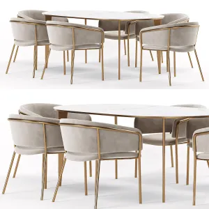 Vilhena II Chair Arden Dining Table