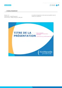 Aix Marseille Université