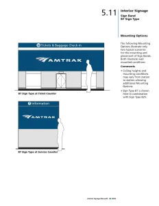Amtrak Signage