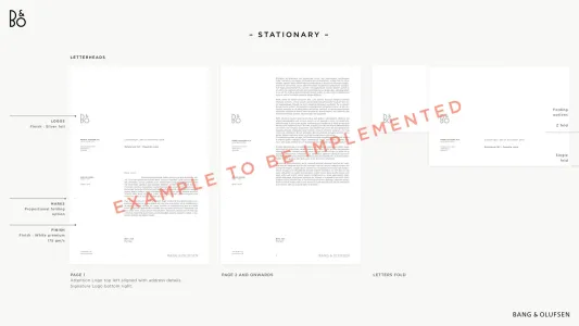 Bang & Olufsen Brand Guidelines