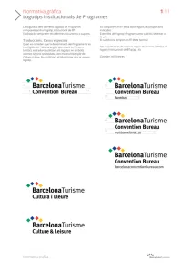 Barcelona Turisme Brand Guidelines