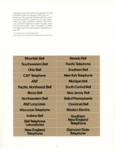 Bell System 1970