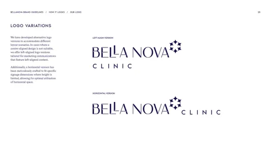 Bella Nova Clinic Brand Guidelines