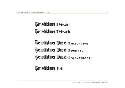 Benediktiner Weissbier