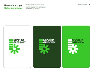 Brickline Greenway Brand Guidelines