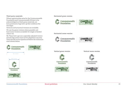 Commonwealth Federation Brand Guidelines