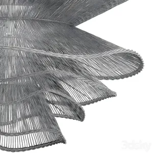 Alondra chandelier large rattan