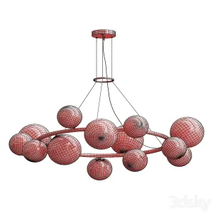 Bubble duo chandelier by freya