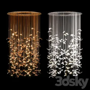 Butterfly circular chandelier