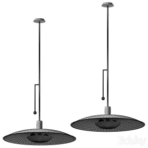 Cb alavanca brass pendant light