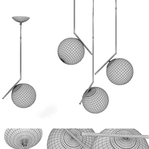 Chandelier flos ic lights