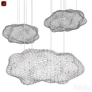 Chandelier hanging clouds