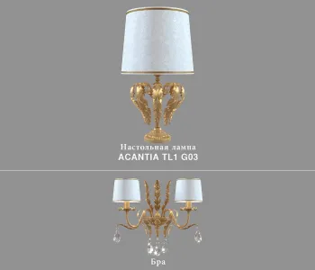 Chandelier lamp sconce masiero acantia