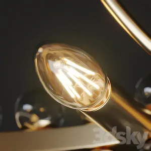 Crystorama clover light chandelier