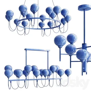 Demarkt chandelier bremen collection light