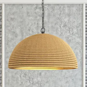 Dome rope chandelier