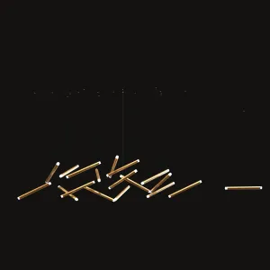 Dutti gold chandelier