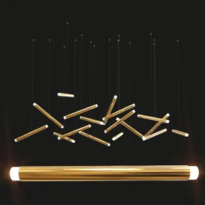 Dutti gold chandelier