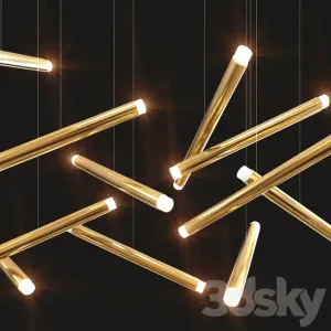 Dutti gold chandelier