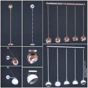 Fabbian beluga steel