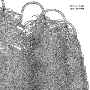 Feather pendant lamp