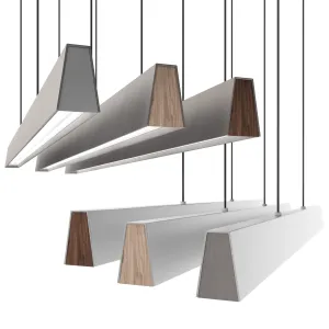 Flair led linear suspension light by blackjack