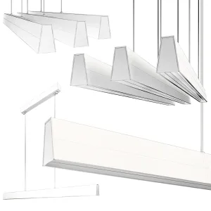 Flair led linear suspension light by blackjack