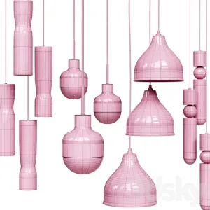 Four pendant lights amazing set