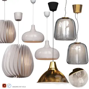 Four pendant lights amazing set