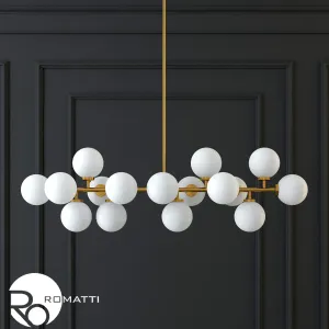 Hanging lamp the mimosa pendant by atelier areti