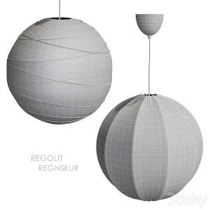Ikea regolit regnskur pendant lamp