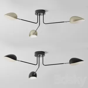 Industrial modern light ceiling lamp