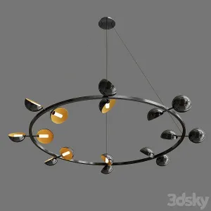 Jbs avion round light chandelier
