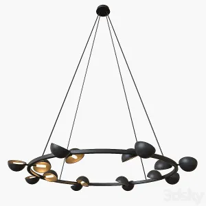 Jbs avion round light chandelier